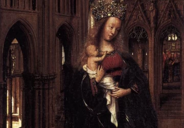Madona Bažnyčioje. Jan van Eyck, apie 1425.