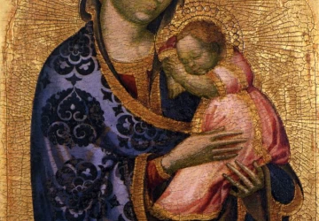 Mergelė ir kūdikėlis. Jacobello del Fiore, apie 1410.