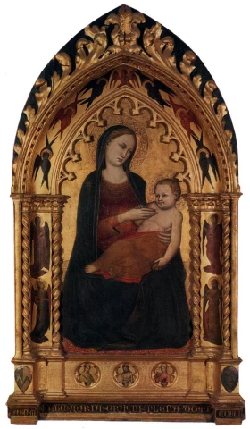 Madona ir kūdikėlis. Lorenzo di Niccolò di Martino, 1400.