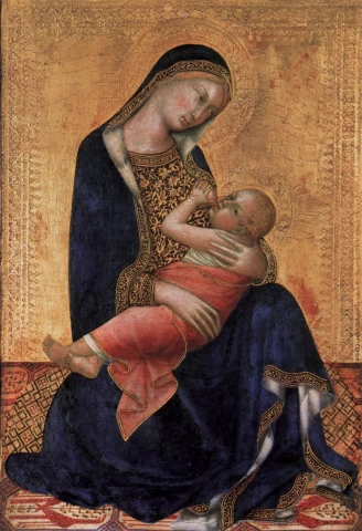 Madona ir kūdikėlis. Lippo Memmi, 1340.