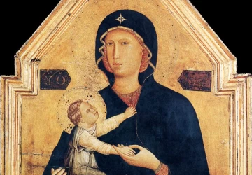Mergelė ir kūdikėlis. Of Saint Cecilia Master, 1300-20.