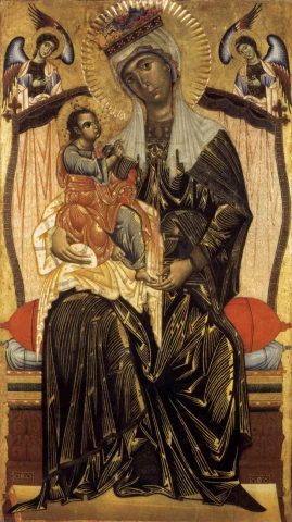 Madona ir kūdikėlis. Coppo di Marcovaldo, apie 1265.