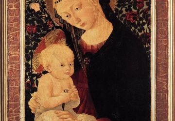 Madona ir kūdikėlis su dagiliu. Pseudo-Pier Francesco Fiorentino.
