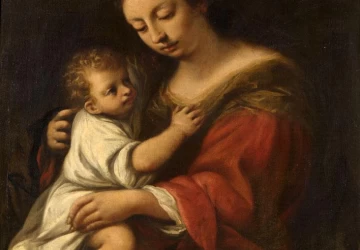 Madona ir kūdikėlis. Giuseppe Nuvolone.