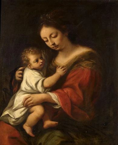 Madona ir kūdikėlis. Giuseppe Nuvolone.