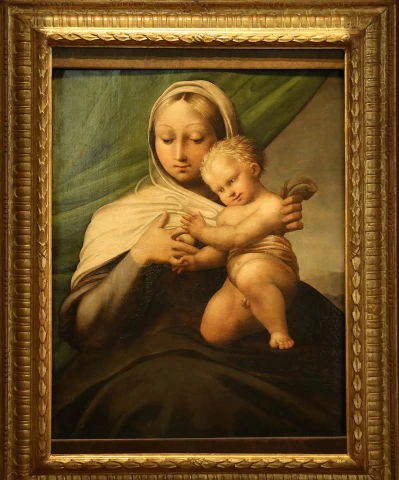 Mergelė ir kūdikėlis. Pedro Machuca.