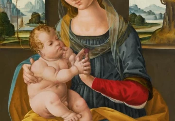 Mergelė ir kūdikėlis. Tommaso di Credi.