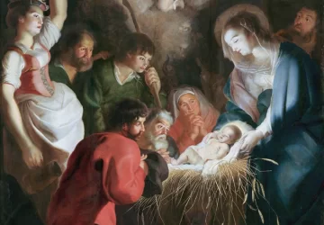 Piemenėlių pagarbinimas. Cornelis de Vos, 1617-20.