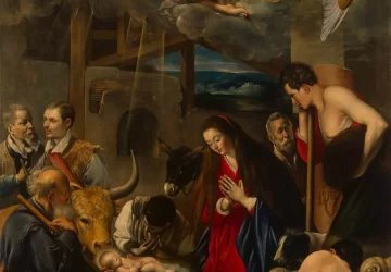 Piemenėlių pagarbinimas. Fray Juan Bautista Maino, apie 1613.