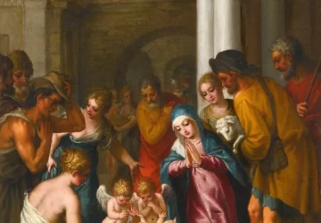 Piemenėlių pagarbinimas. Hans Rottenhammer I, apie 1608.