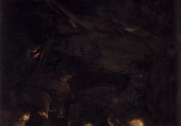 Piemenėlių pagarbinimas. Jacopo Bassano, 1590-91.