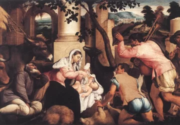 Piemenėlių pagarbinimas. Jacopo Bassano, 1544-45.