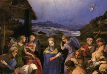 Piemenėlių pagarbinimas. Agnolo Bronzino, 1539-40.
