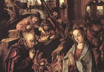 Piemenėlių pagarbinimas. Rodrigo de The Younger Osona, 1530.