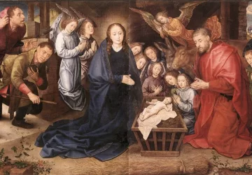 Piemenėlių pagarbinimas. Hugo van der Goes, apie 1480.