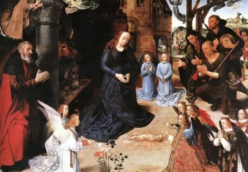 Piemenėlių pagarbinimas. Hugo van der Goes, 1476-79.