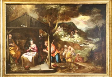 Piemenėlių pagarbinimas. Denys Calvaert.