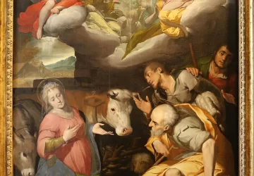 Piemenėlių pagarbinimas. Giovanni Battista Crespi.