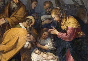 Piemenėlių pagarbinimas. Matteo Rosselli.