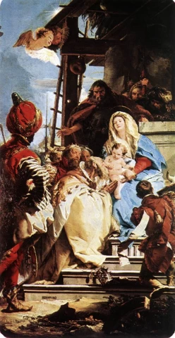 Išminčių pagarbinimas. Giovanni Battista Tiepolo, 1753.