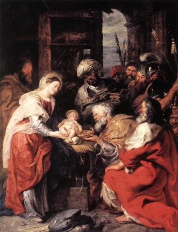 Išminčių pagarbinimas. Peter Paul Rubens, 1626-29.