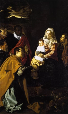 Išminčių pagarbinimas. Diego de Silva y Velázquez, 1619.