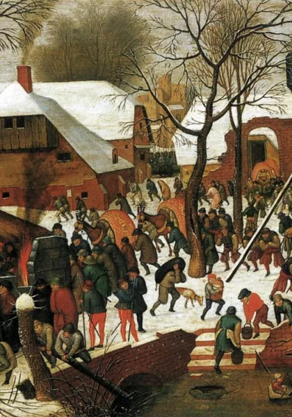Išminčių pagarbinimas. Pieter Brueghel jaunesnysis, apie 1600. Išminčių pagarbinimas. Pieter Brueghel jaunesnysis, apie 1600.
