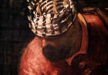 Išminčių pagarbinimas (detalė). Tintoretto, apie 1582.