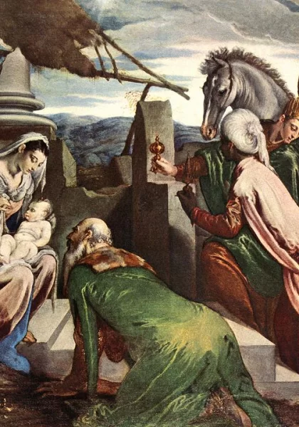 Trys išminčiai. Jacopo Bassano, apie 1562. Trys išminčiai. Jacopo Bassano, apie 1562.