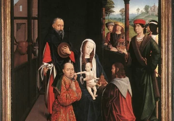 Išminčių pagarbinimas. Nežinomas flamandų meistras, 1500-10.