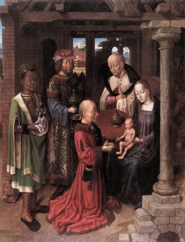 Išminčių pagarbinimas. Nežinomas flamandų meistras, 1475-1500. Išminčių pagarbinimas. Nežinomas flamandų meistras, 1475-1500.