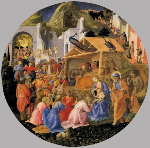 Išminčių pagarbinimas. Fra Filippo Lippi, apie 1445.