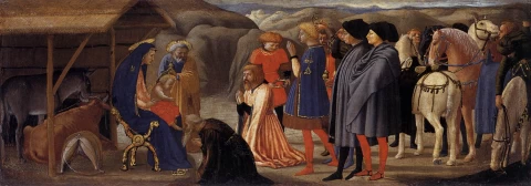 Išminčių pagarbinimas. Masaccio, 1426.