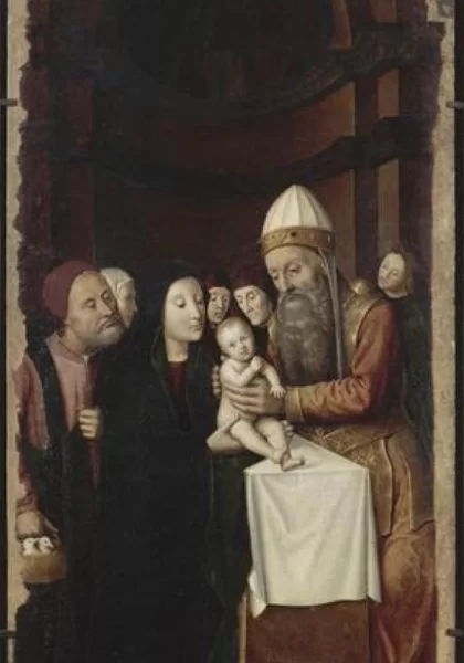 Paaukojimas šventykloje. Louis Brea, 1495-1513.