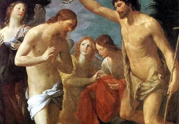 Kristaus krikštas. Guido Reni, apie 1623.
