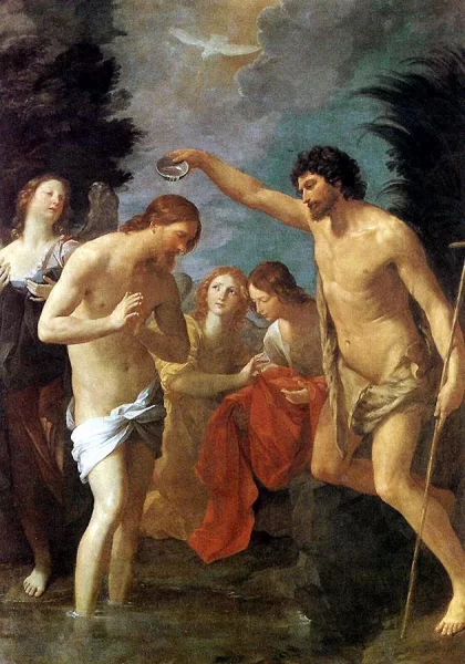 Kristaus krikštas. Guido Reni, apie 1623.