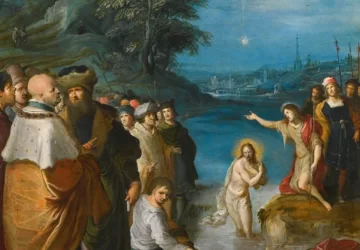 Kristaus krikštas. Frans Francken II, 1615-16.