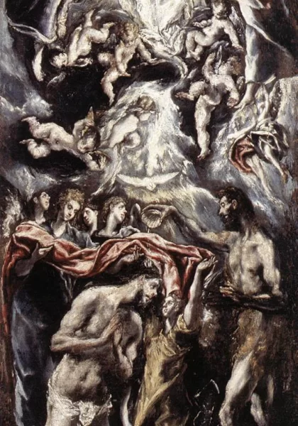 Kristaus krikštas. El Greco, 1596-1600.