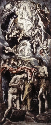 Kristaus krikštas. El Greco, 1596-1600.