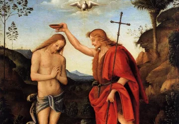 Kristaus krikštas. Bacchiacca, apie 1520.
