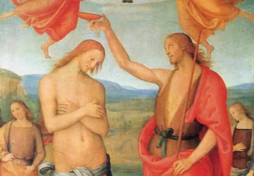 Kristaus krikštas. Pietro Perugino, apie 1510.