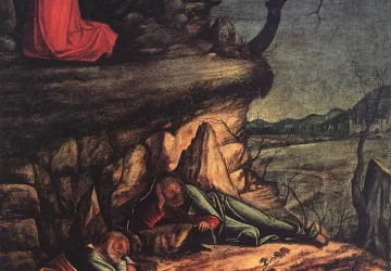Agonija Alyvų Sode. Vittore Carpaccio, 1502.