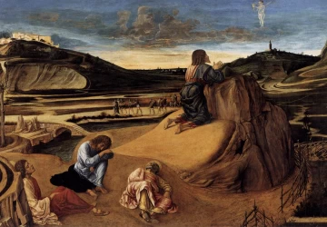 Agonija Alyvų Sode. Giovanni Bellini, apie 1465.