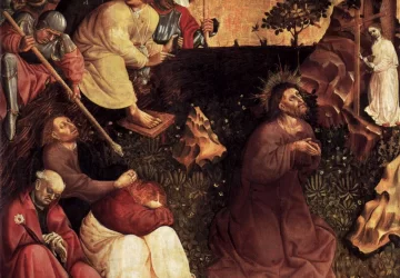 Malda ant Alyvų Kalno. Hans Multscher, 1437.