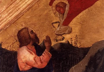 Kristus Getsemanės sode (detalė). Masaccio, 1424-25.