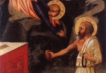 Kristus Getsemanės sode (detalė). Masaccio, 1424-25.