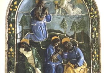 Agonija Alyvų Sode. Andrea della Robbia.