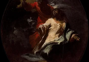 Kristaus agonija Alyvų Sode. Giuseppe Bazzani.