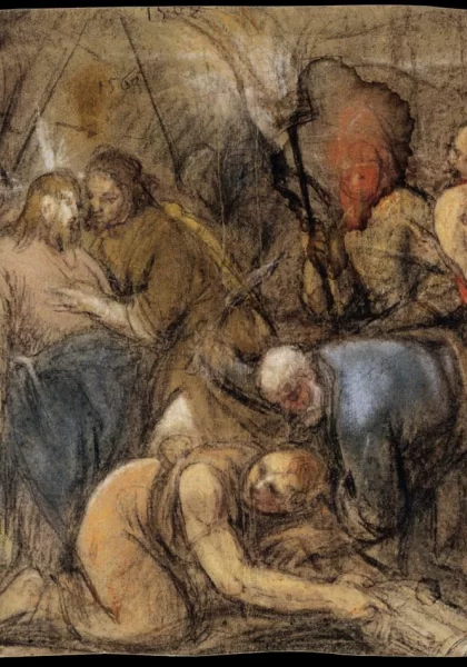 Kristaus išdavimas. Jacopo Bassano, 1568.