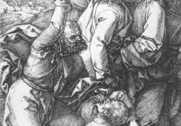 Kristaus išdavimas (Nr. 3). Albrecht Dürer, 1508.